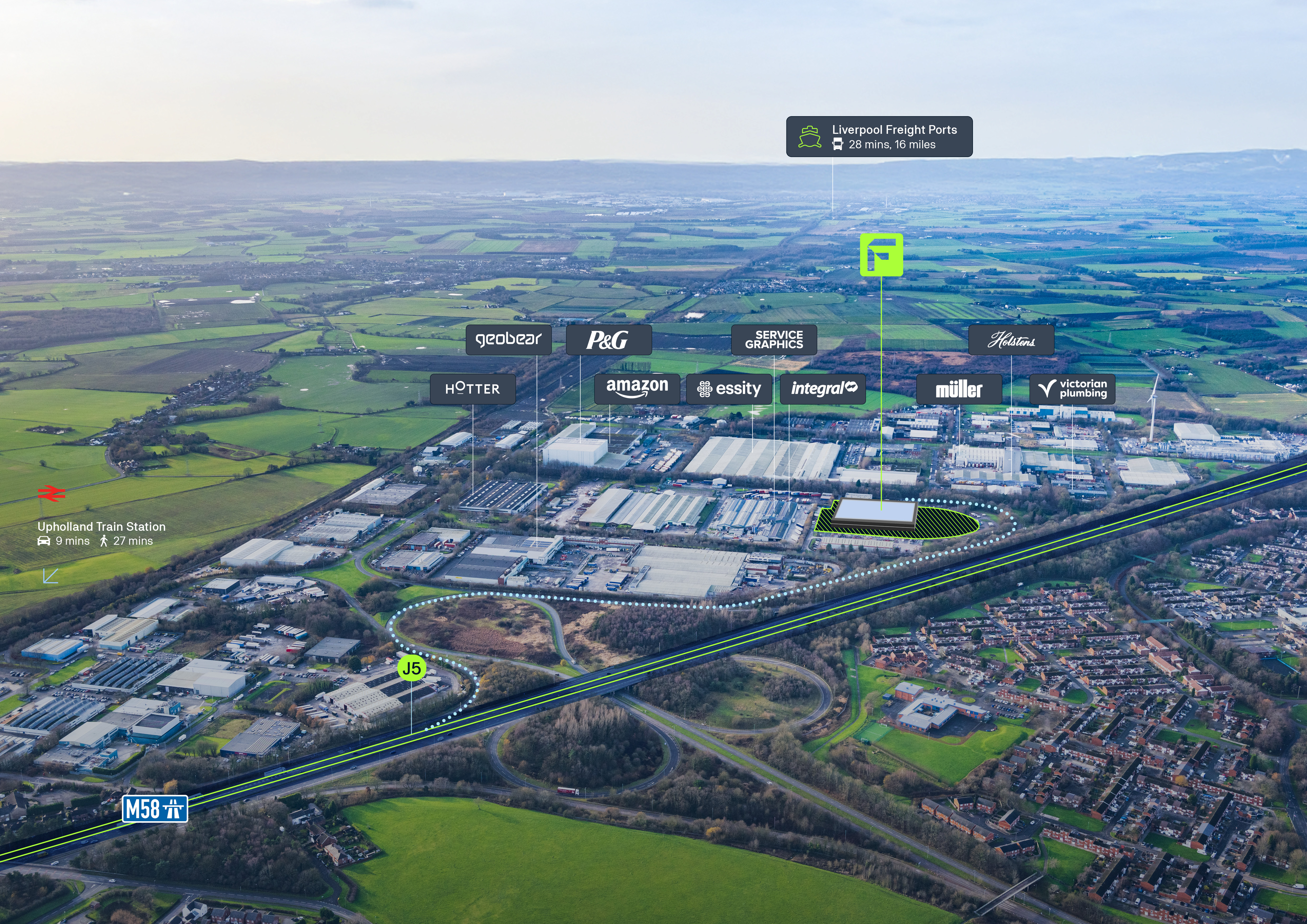 Forge M6 aerial view